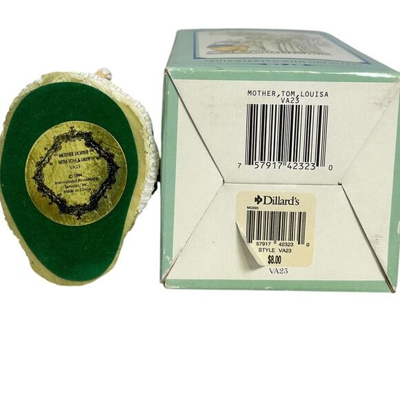 The Victorian Collection “Mother Hopper with Tom & Lilly” Easter Figurine 1994 - Picture 5 of 6